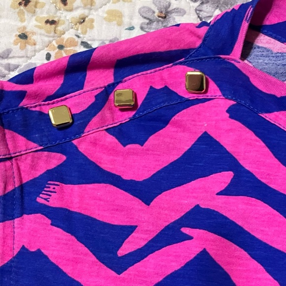 Lilly Pulitzer Pink and Purple Sheath Mini Dress - Picture 9 of 9
